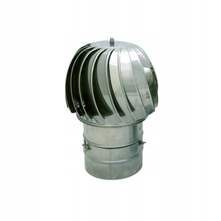 Potrubie, rozvody ku krbu - Turboflex Hlava nerezová 130 mm rovnica
