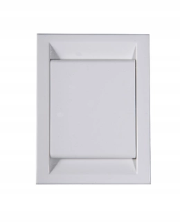 Centrálny vysávač - Plastová zásuvka na stenu deco biela