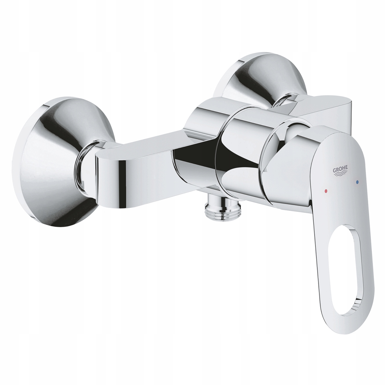 Grohe BauLoop nástenná jednopáková sprchová batéria, chróm
