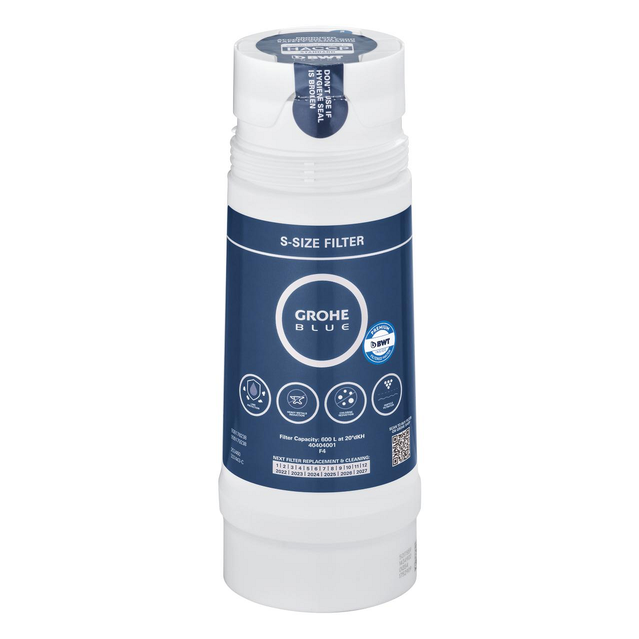 Nástenná kuchynská batéria Grohe Blue biela