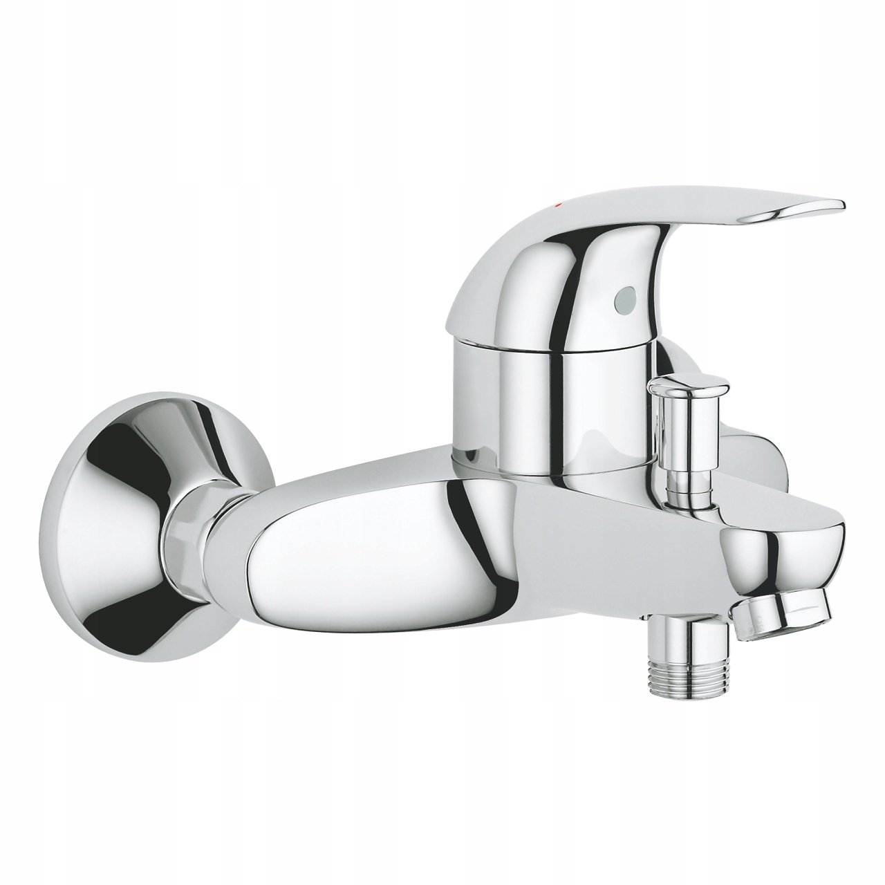 Grohe Euroeco jednopáková nástenná vaňová a sprchová batéria, chróm