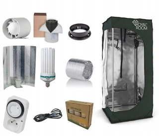 Predajný stan, altánok - Sada Growbox CFL Fytolit 150W 2100K 50x50x120