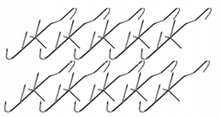 Háky na údenie - Trojitý háčik na údenie rýb AlcoMax 3 mm 19 cm