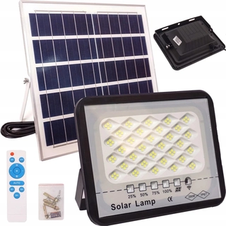 Uličná lampa - Pouličné svietidlo 200 W 2000 lm na solárne napájanie