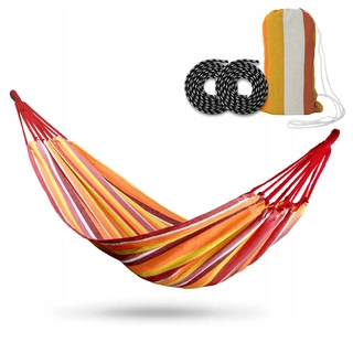 Hojdacia sieť hamak -  Hammock 1-person záhrada bujak 200x100cm kryt