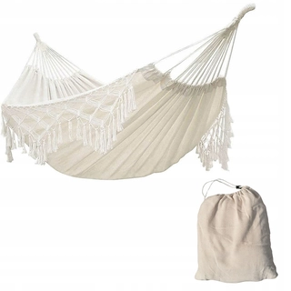 Hojdacia sieť hamak -  Garden Hammock Brazílčan Boho 200x150 Big XXL!