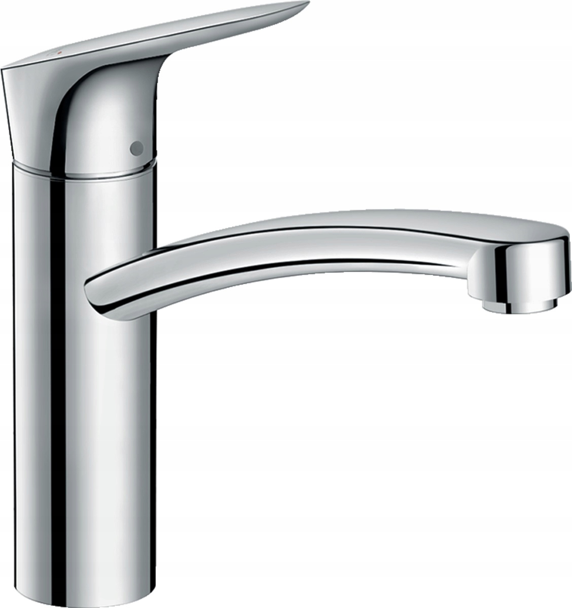 Stojanová kuchynská batéria Hansgrohe Logis, strieborná