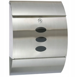 Poštová schránka - Ahoj Letter Box, nehrdzavejúca oceľ, 30x12x40 cm