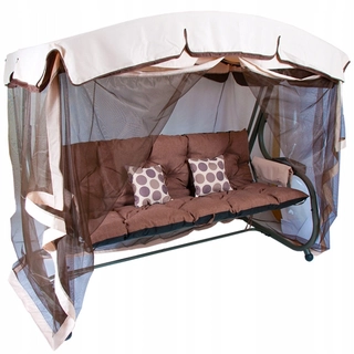 Záhradná hojdačka - BLANCA SWING 4-miestna hojdacia sieť BED