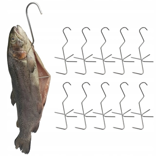 Háky na údenie - Dvojitý háčik na údenie rýb Grillpal 25 mm 20,5 cm