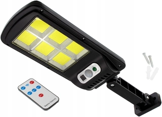 Uličná lampa - Pouličné svietidlo 300 W 3800 lm na solárne napájanie