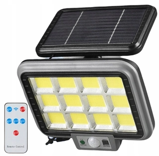 Uličná lampa - Pouličné svietidlo 50 W 450 lm na solárne napájanie