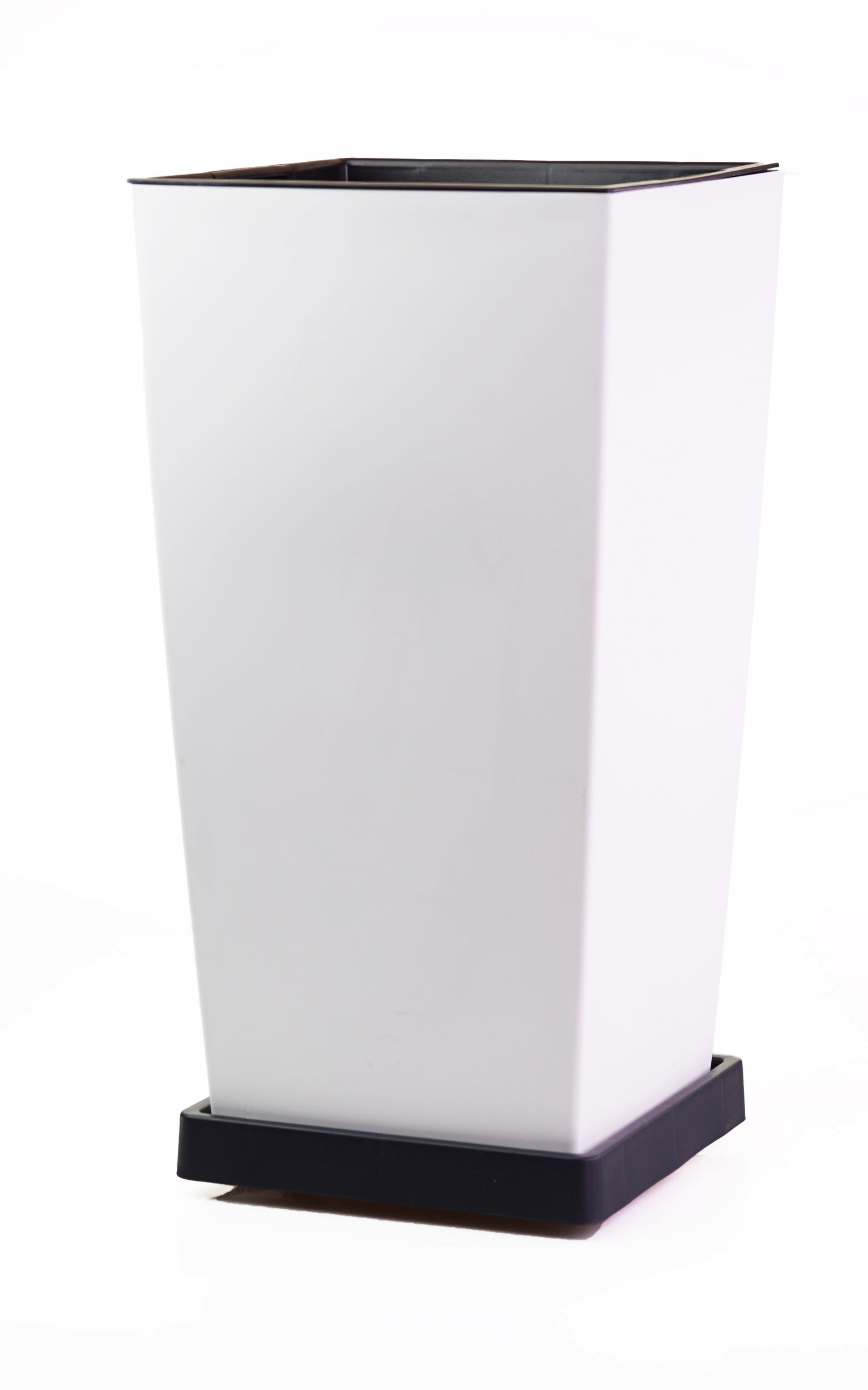 Kvetináč Prosperplast 40 cm x 40 x 75 cm, biely plast