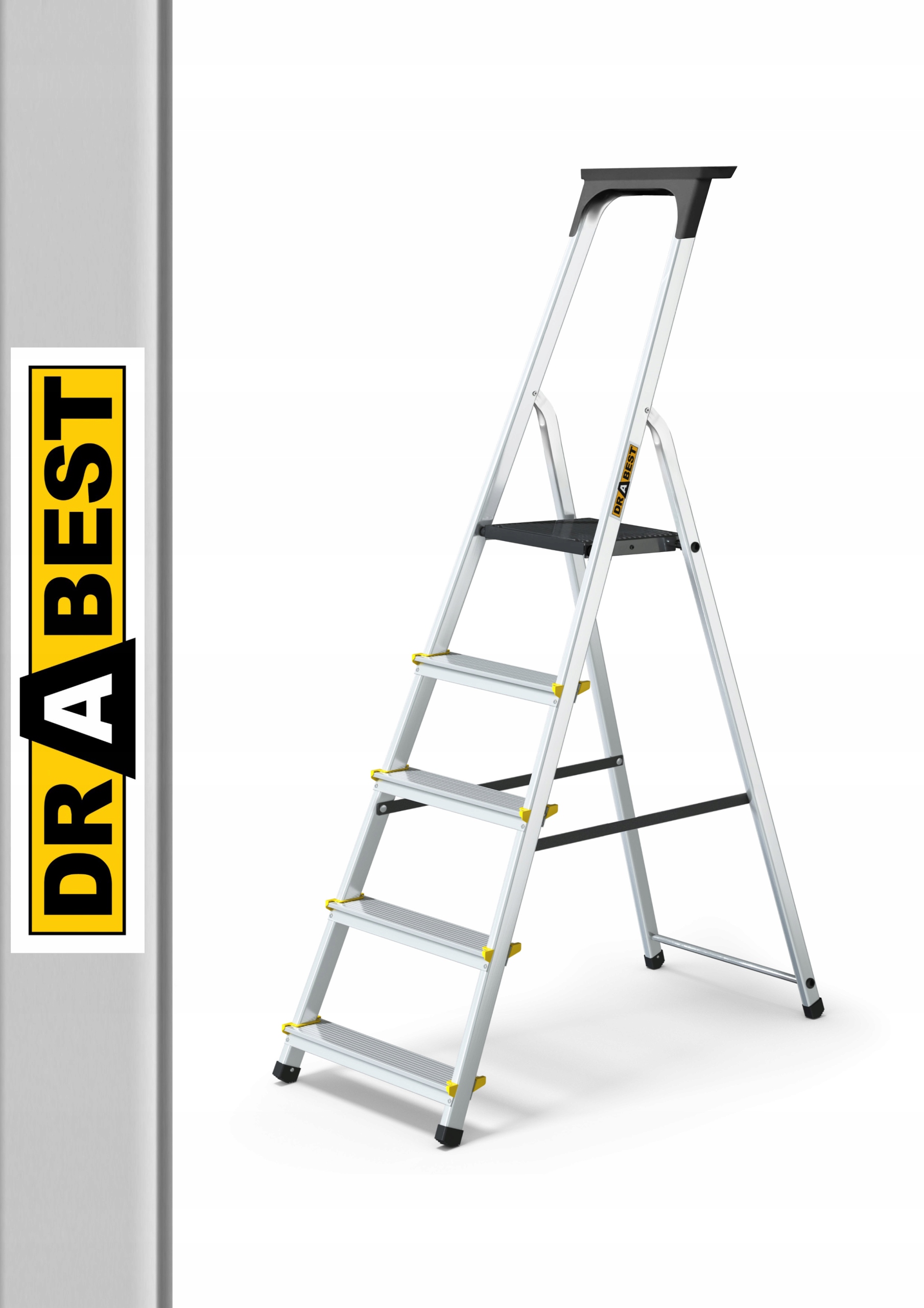 Drabest rebrík 2,97 m hliníkový do 150 kg