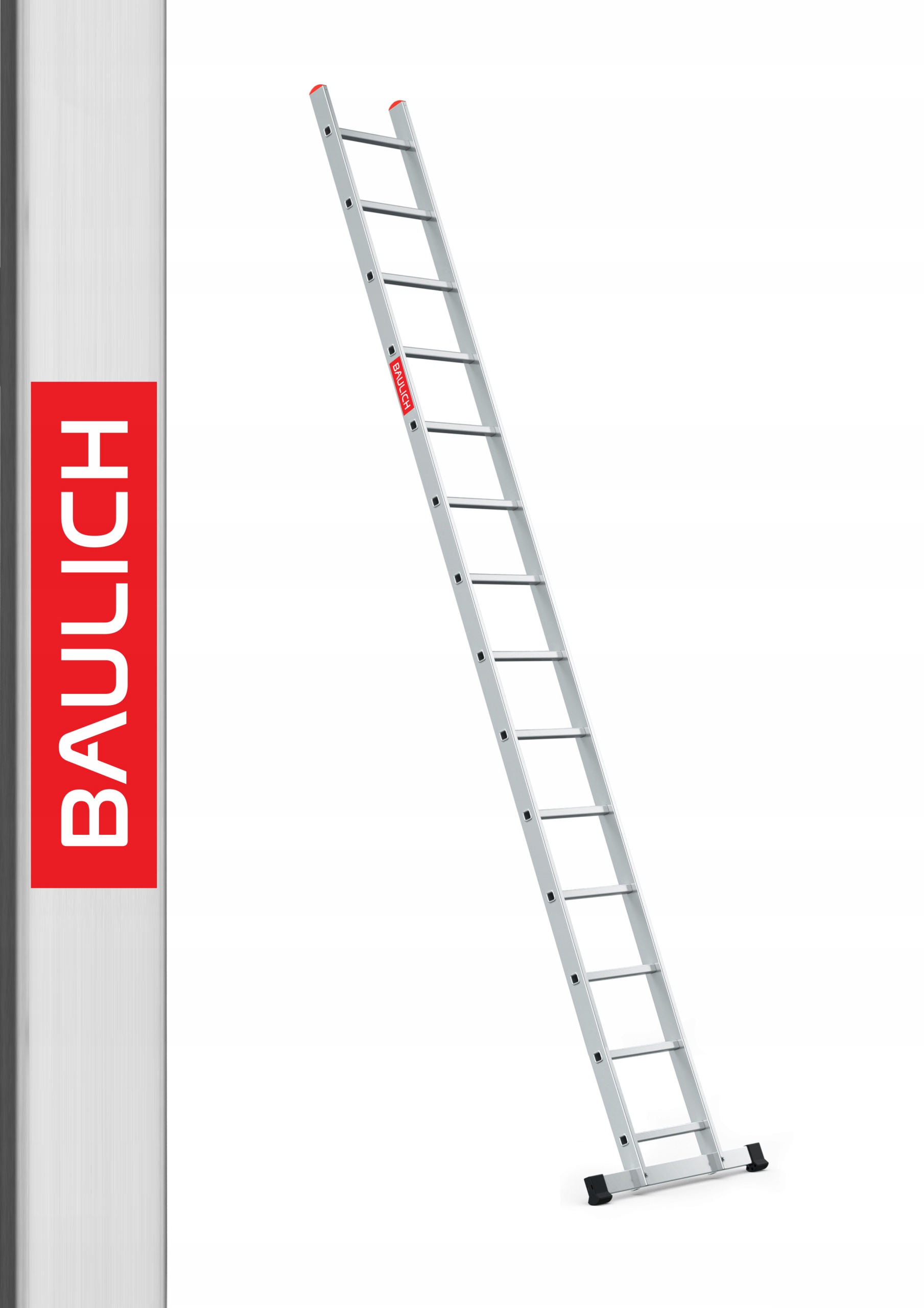 Baulich rebrík 4,75 m hliníkový 1 x 14 do 150 kg