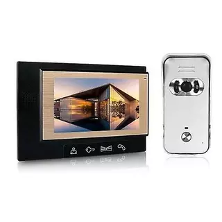 Domáca bezpečnosť 7-palcová LCD farebná video dvere telefón