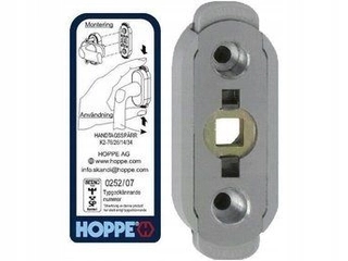 Kľučky na dvere - Hoppe Security, Kisi2 Gray Block Lock