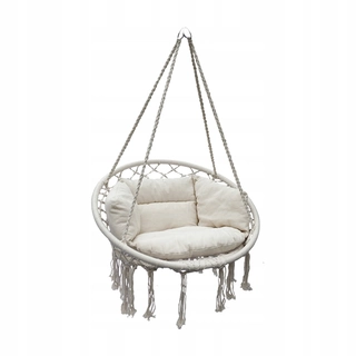 Záhradná hojdačka - Swing Armchair Stork Ecru XL hniezdo s vankúšom