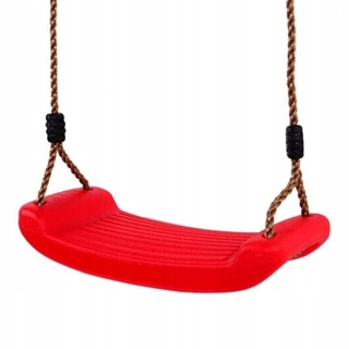 Hojdačka záhradná - Závesné hojdačky pre deti Secure Swing (červená