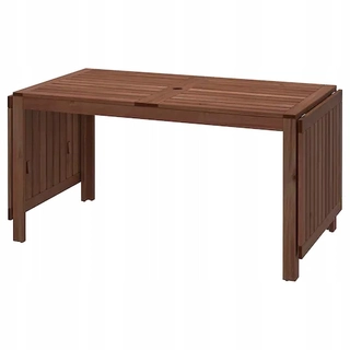 Stôl, stolík - IKEA APPLARO Stôl so záhradnou doskou 140/200 / 260x78