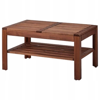 Stôl, stolík - IKEA APLIKÁCIA CAVÁŽECOSTI ZÁHRADNOSTI Hnedá 90x55 cm