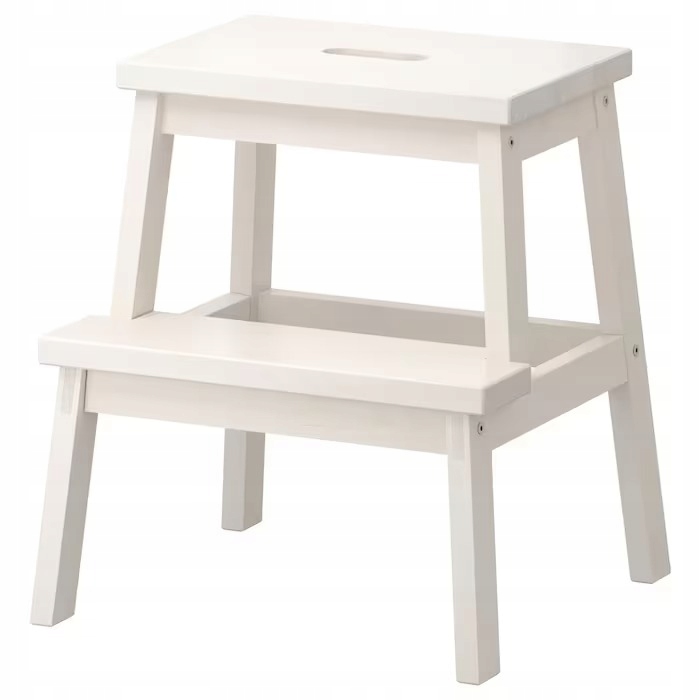 IKEA BEKVAM Stolička Ikea, biela, 50 cm