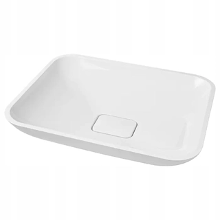 Kuchynský drez - IKEA BORSTEN Umývadlo na bielom hornej lesku 50x40cm