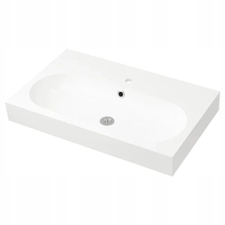 Kuchynský drez - IKEA Bråviken Single Umývadlo biela 80x48x10cm