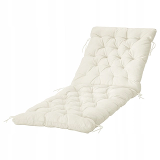 Vankúše  - IKEA KUDDARNA Vankúš na lehátko - béžový 190x60 cm