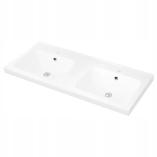 Umývadlo - IKEA ODENSVIK dvojitým umývadlom 123x49x6 cm