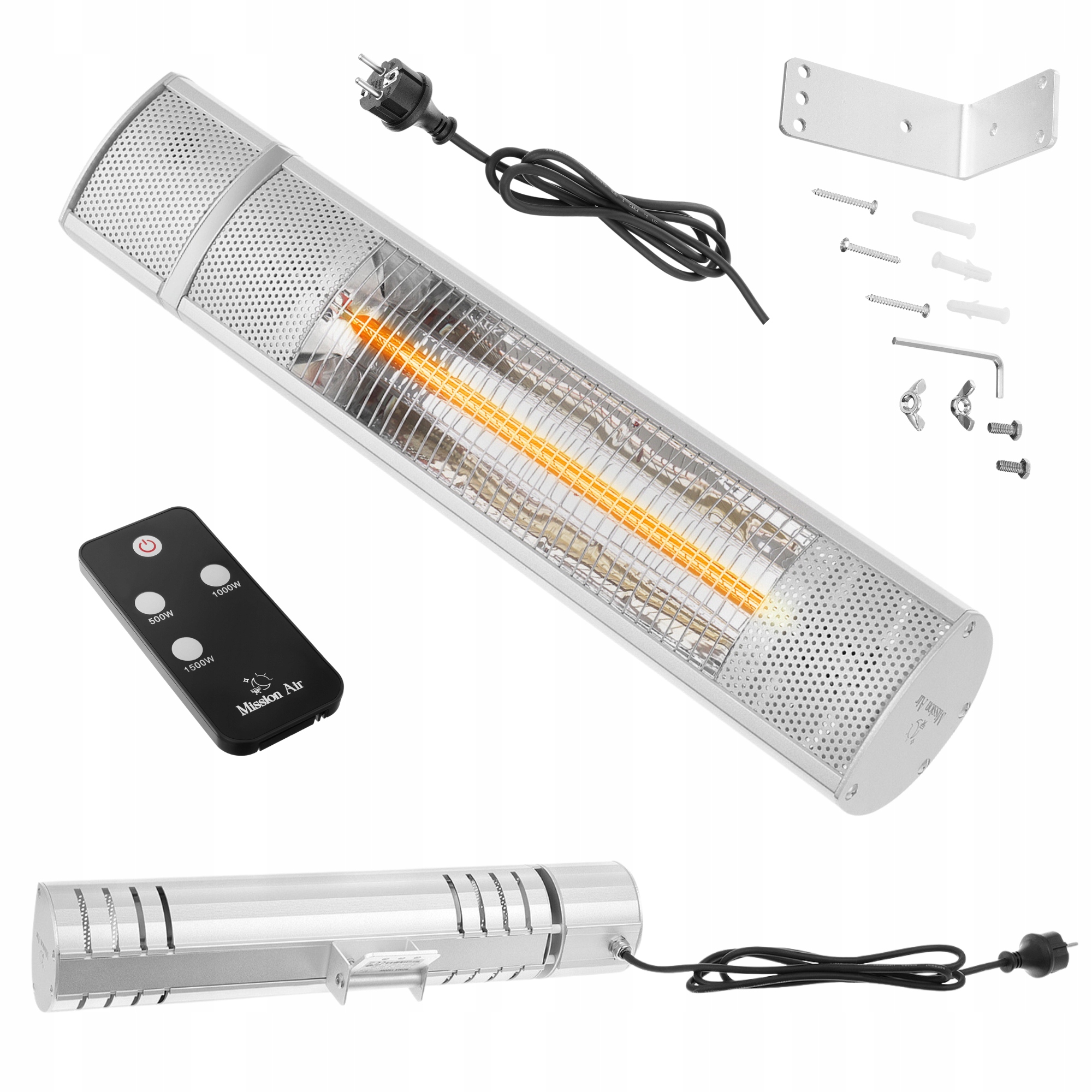 ROMA 1500W nástenný infražiarič IP55