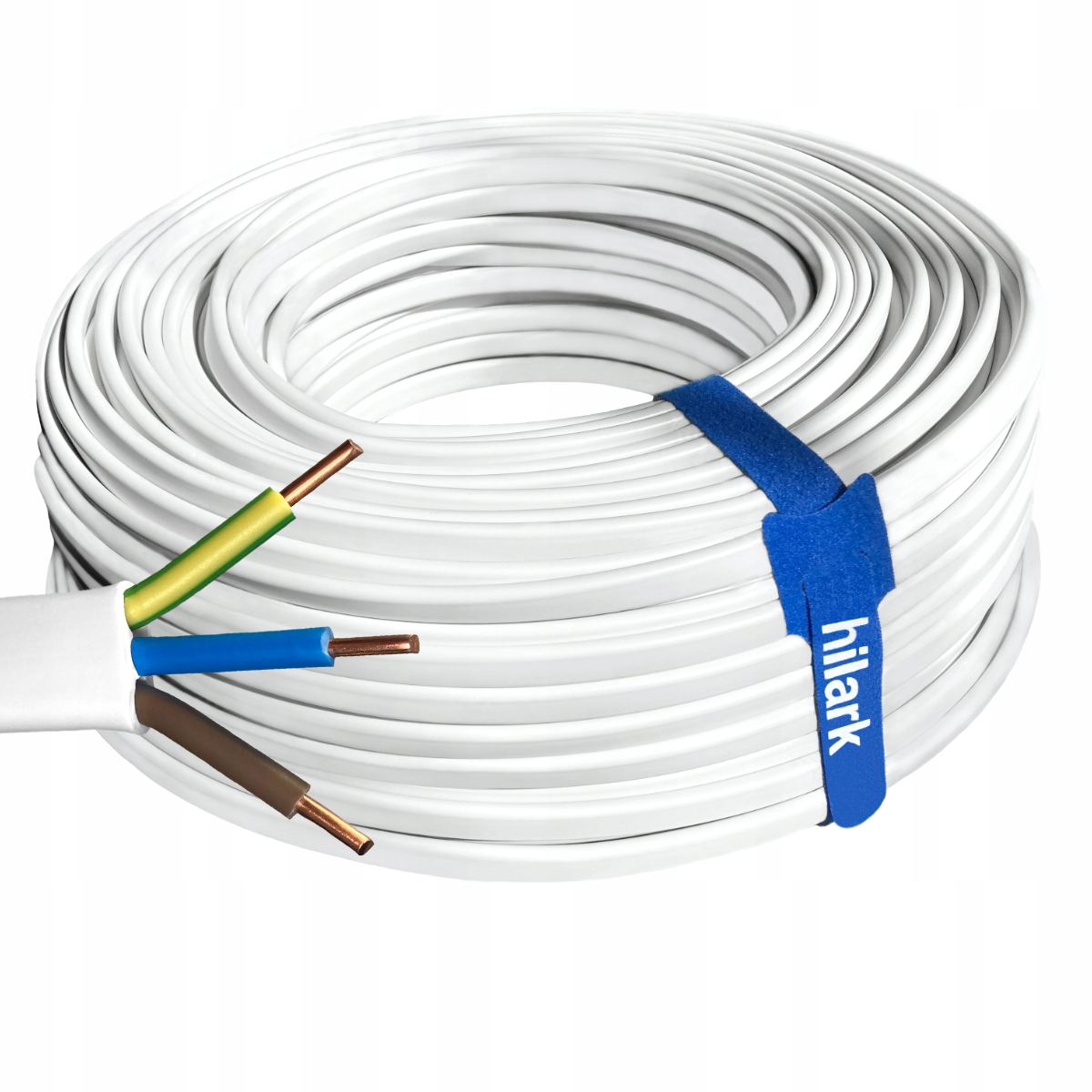 Hilark YDYp plochý elektroinštalačný kábel 3 x 1,5 mm² 100 m