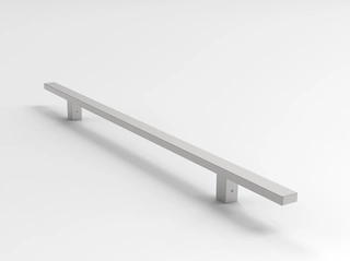 Kľučka dverí - Jednostranná antaba manipulujúca s KP 1200/800 Inox Stal
