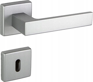 Kľučka dverí - Juva rukoväť Chrome Silver Matte Square