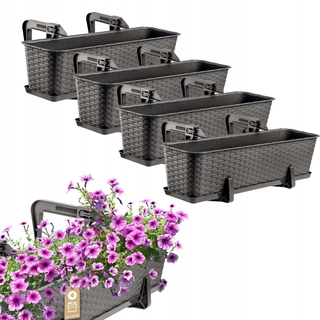 Kvetináč na balkón - Balkónový box 60 x 17 cm, plast