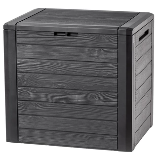 Záhradný úložný box - Plastový záhradný box, 140 l, sivý