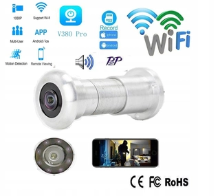 Fotoaparát Video Video dvere wifi noc 1080p 1,56 mm