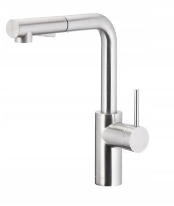 KFA kuchynská stojanková batéria DUERO BASIC INOX armatúra strieborná