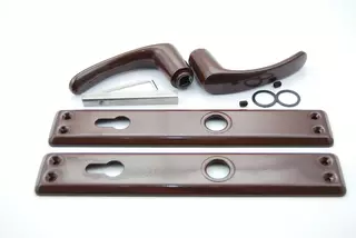 Kľučky na dvere - Rukoväť brány pre bránu bronz 90 mm