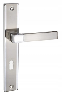 Kľučky na dvere - Dverová rukoväť Helen 72 Key Nikiel-Satin/Chrome