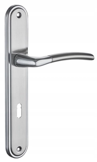 Kľučky na dvere - Dverová rukoväť kora 72 Key Nikiel-satin/chróm