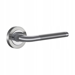 Kľučky na dvere - Dverová rukoväť Luna Nikiel-Satin/Chrome Hit