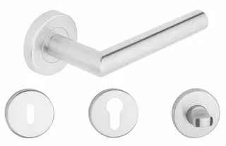 Kľučky na dvere - Dverová rukoväť Nova neďaleko Inox - sada Roset -PL