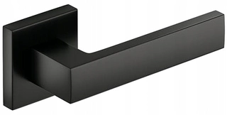 Kľučky na dvere - K rukoväti dverí kocky čierna - prémiová