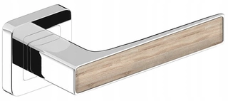 Kľučky na dvere - Deco Dvere Ruck Color Chrome + Sonoma Oak