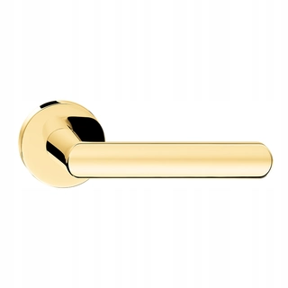 Kľučky na dvere - Luna Premium Interna Ruck Ruck Round Brass