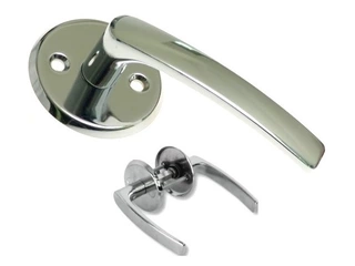 Kľučky na dvere - LOB MK02 Dvere Ruckles Chrome Ni Dvere Ruck