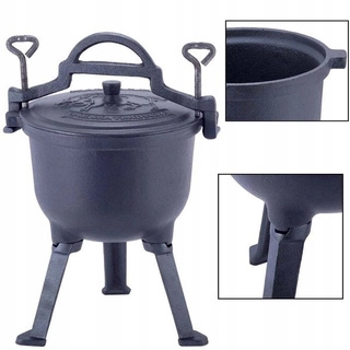 Kotlík na guláš - LITINOVÝ LOVECKÝ KOTOL 15L KAMILLE 4808V WAWA