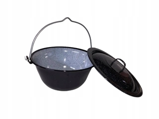 Kotlík na guláš - Maďarský kotol 18l smaltovaný misy + veko