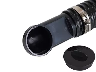 Centrálny vysávač -  Lehan 90 ° čierny nízky prístup k odmerke